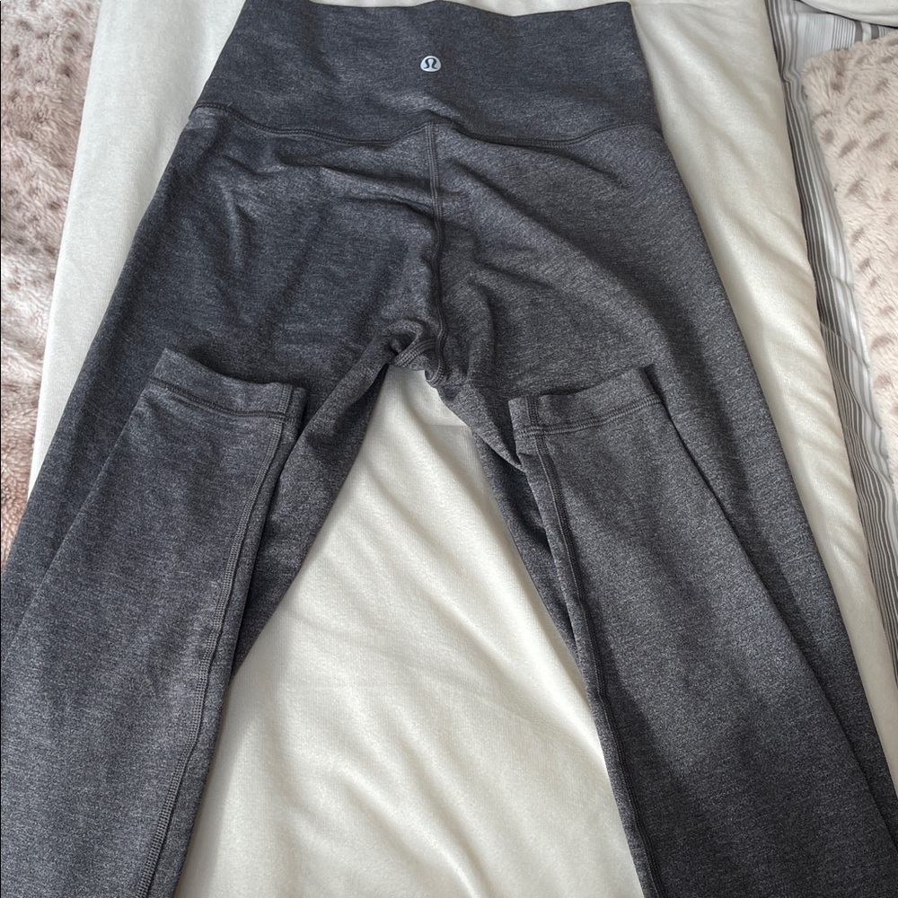 lululemon athletica Kids' Dark Charcoal High-Rise Leggings